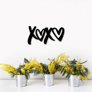 XOXO Metal Sign